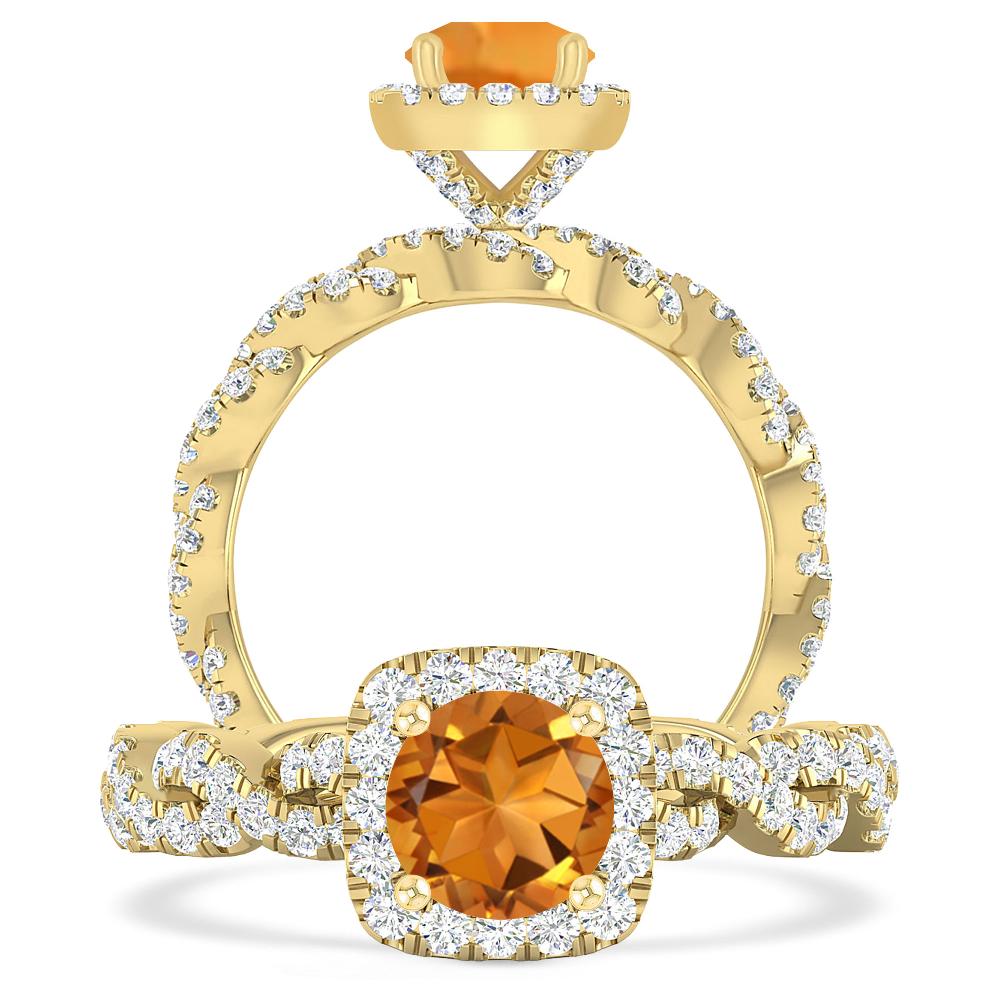 Yellow Gold - Citrine