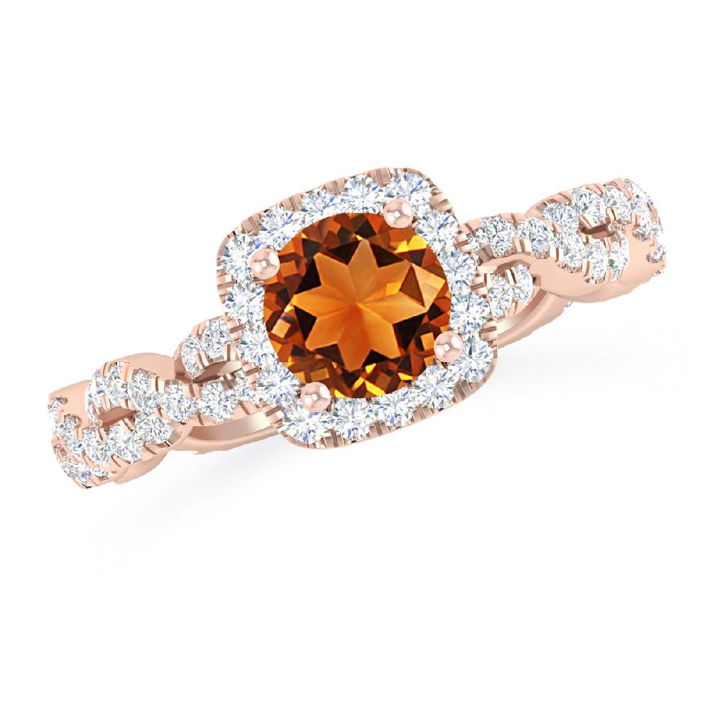 Rose Gold - Citrine