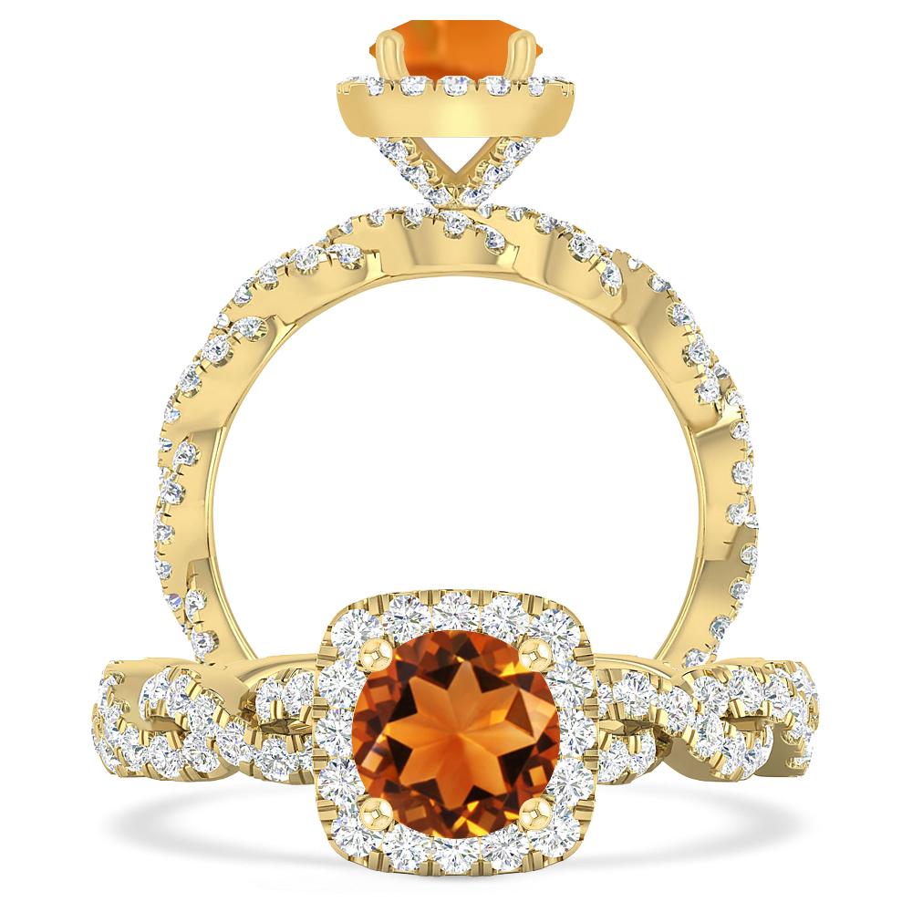 Yellow Gold - Citrine