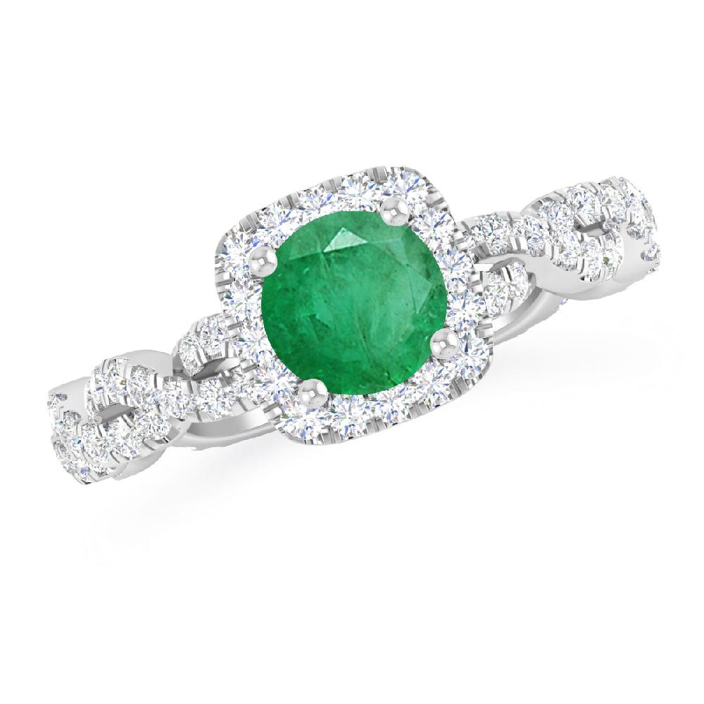 White Gold - Emerald