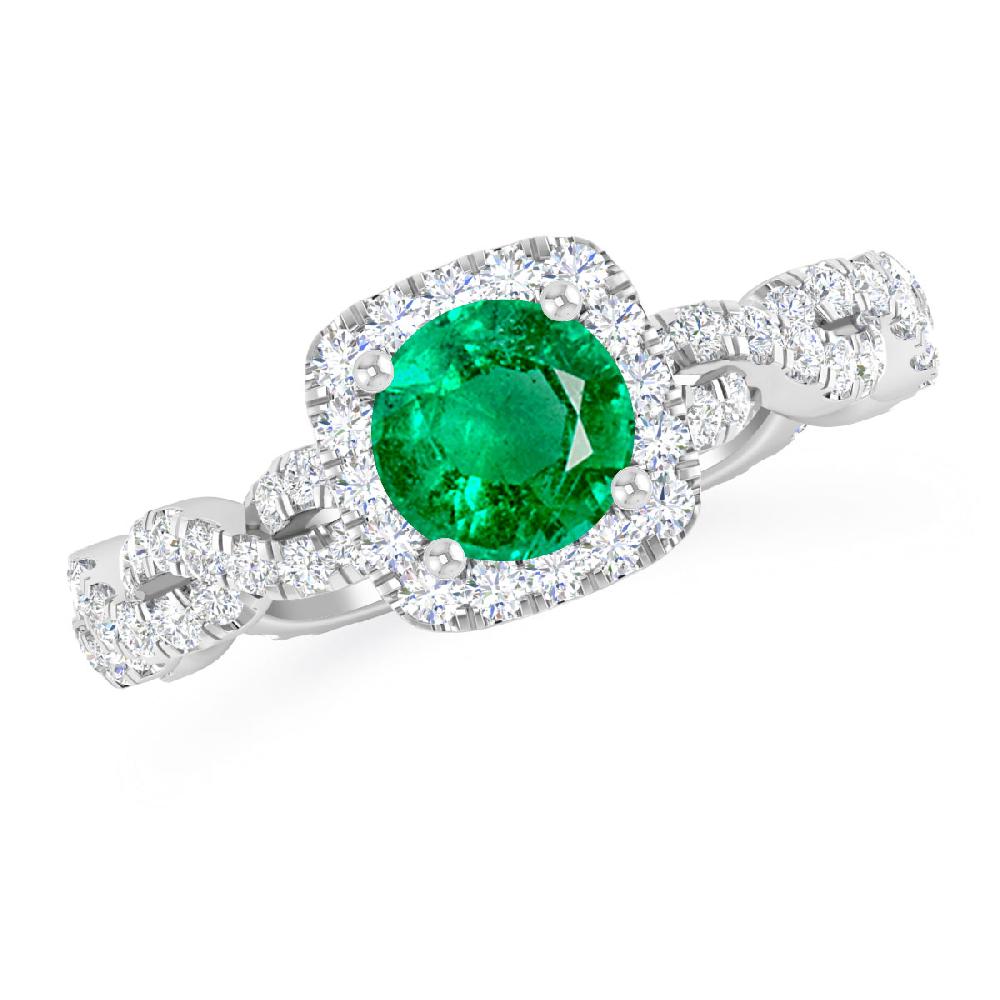 White Gold - Emerald