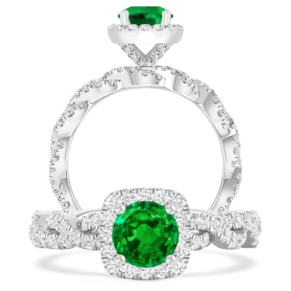 White Gold - Emerald