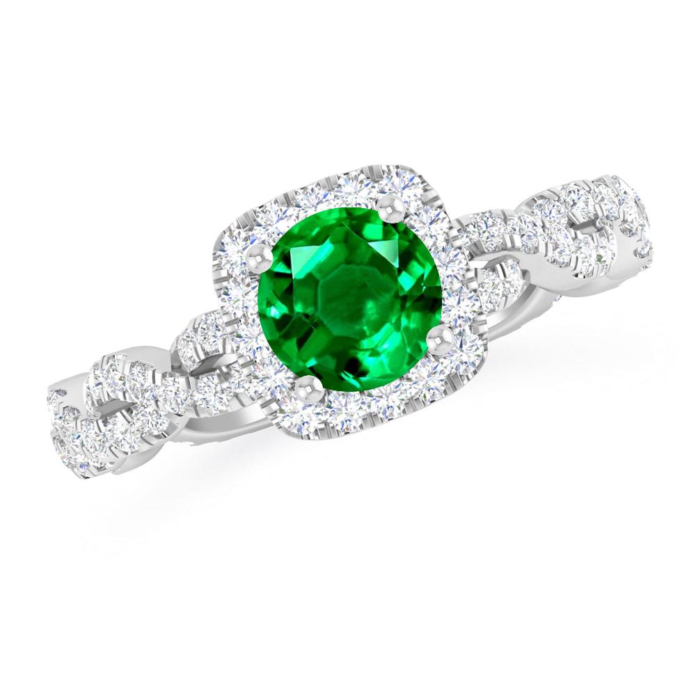 White Gold - Emerald