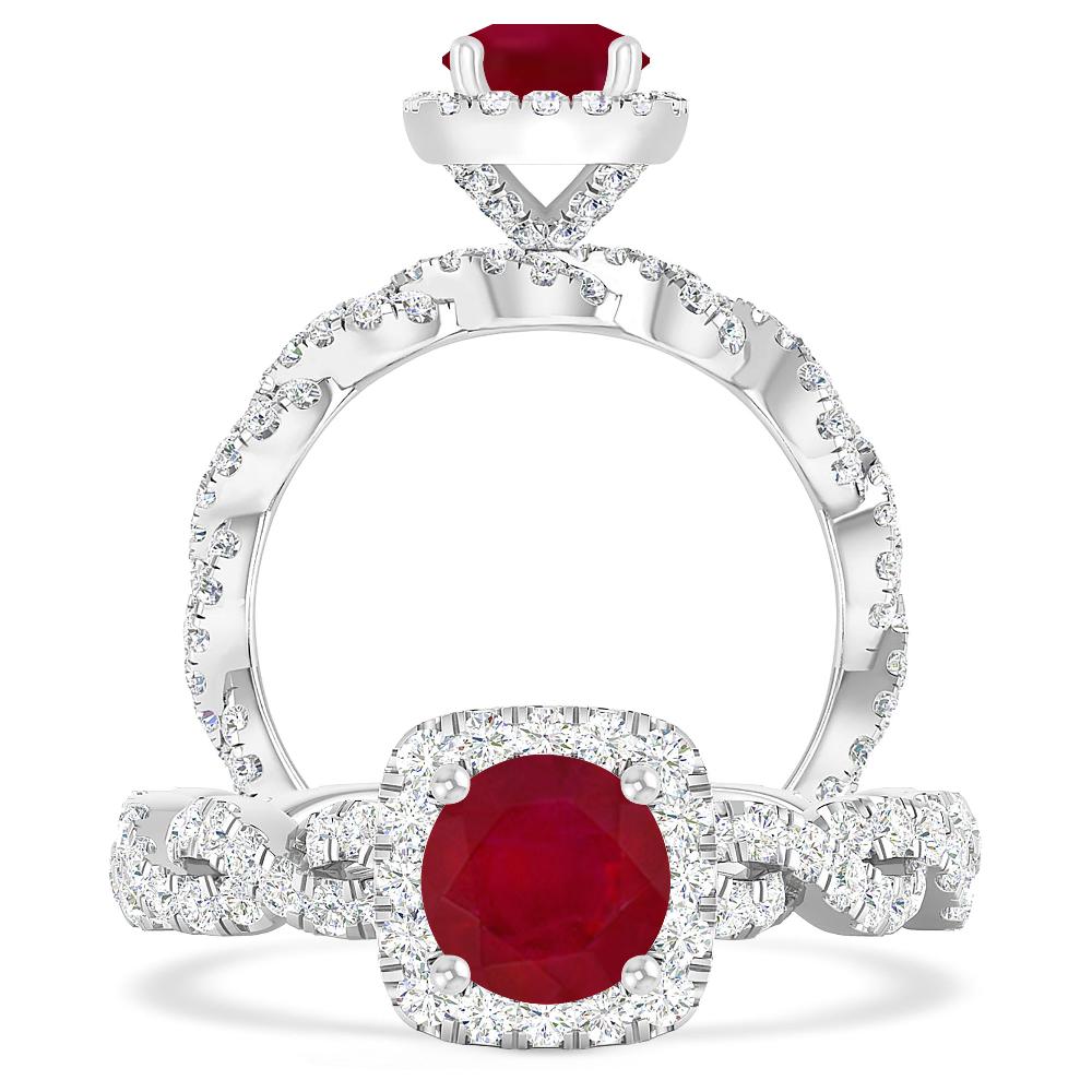 White Gold - Garnet