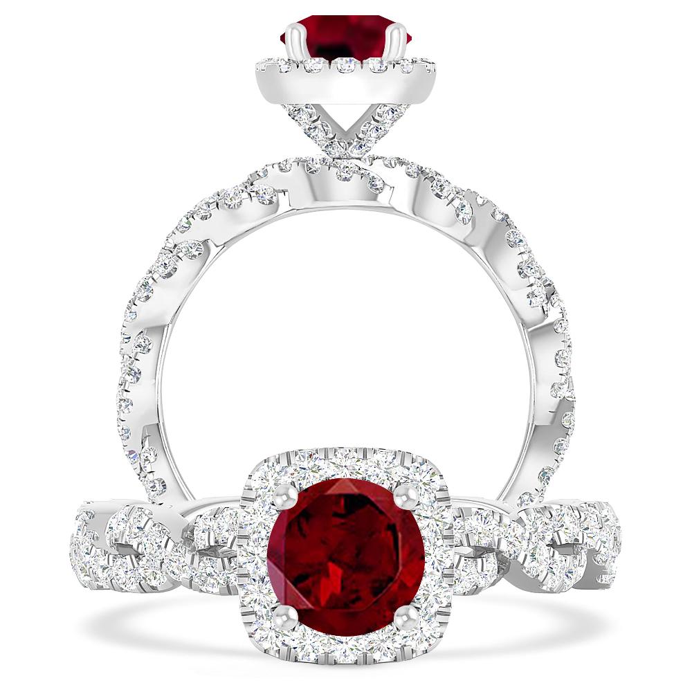 White Gold - Garnet