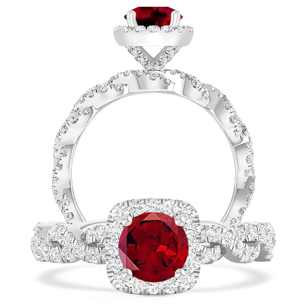 White Gold - Garnet