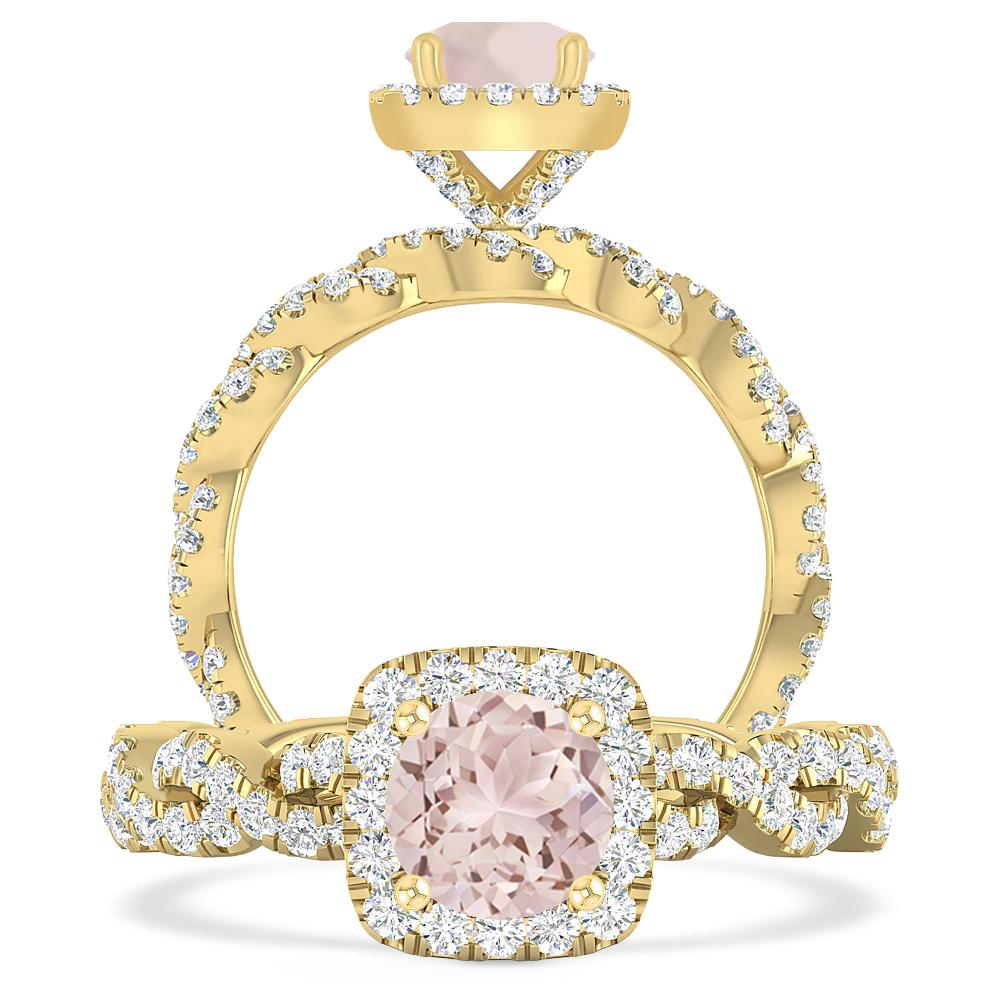 Yellow Gold - Morganite