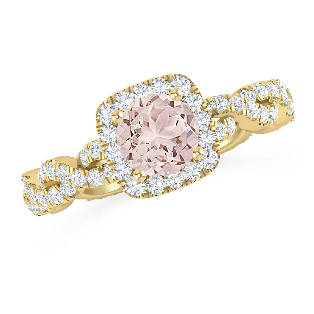 Yellow Gold - Morganite