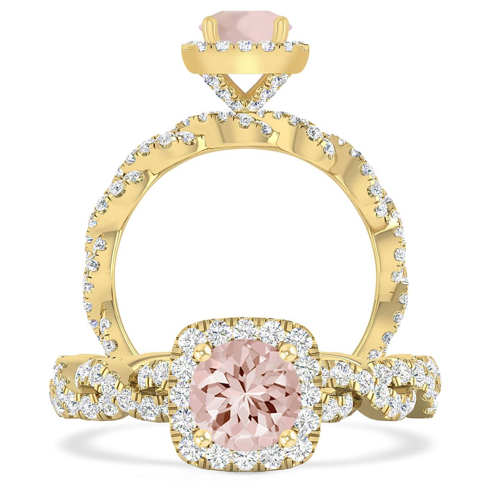 Yellow Gold - Morganite