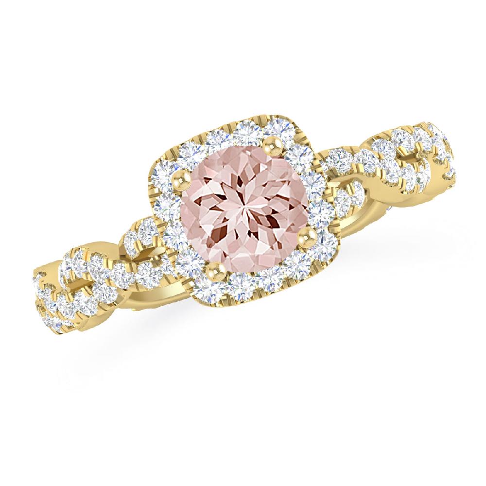 Yellow Gold - Morganite