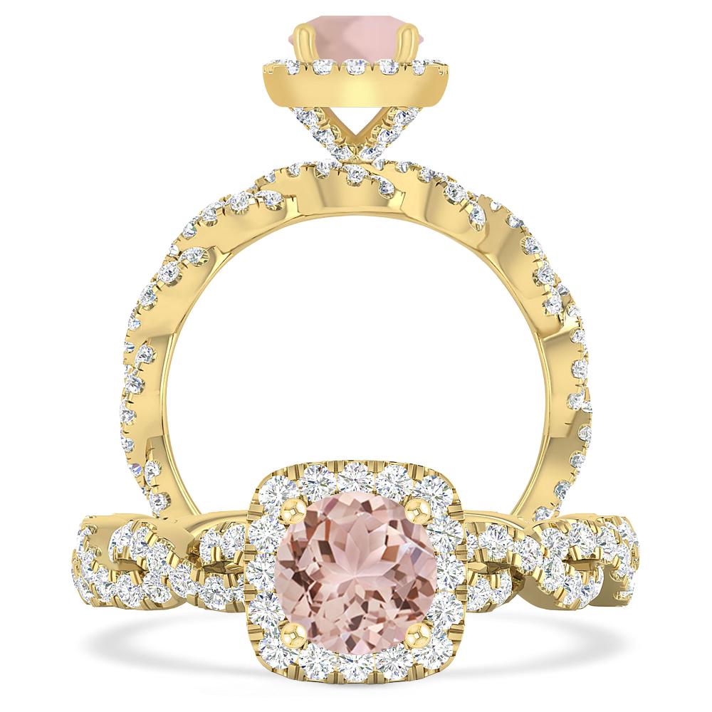 Yellow Gold - Morganite