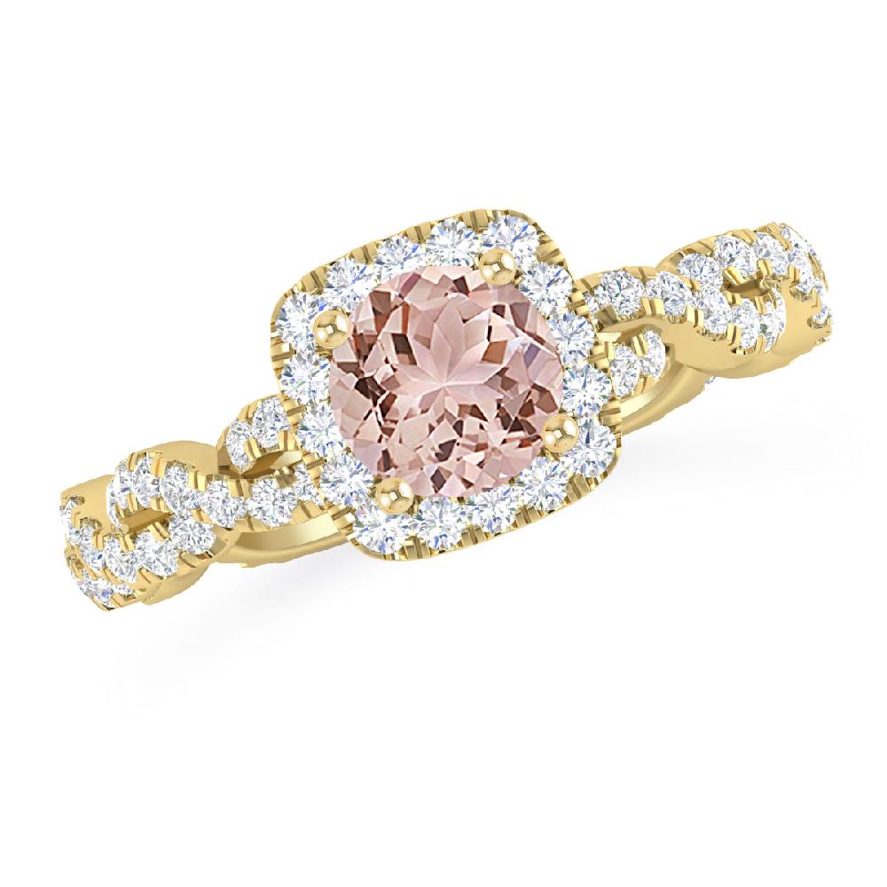 Yellow Gold - Morganite