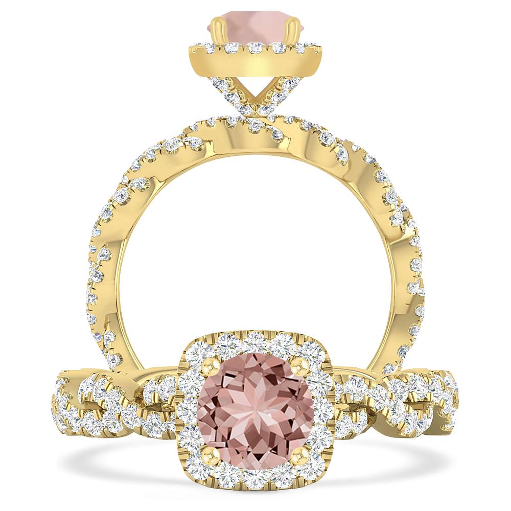 Yellow Gold - Morganite