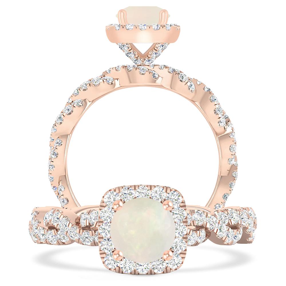 Rose Gold - Opal