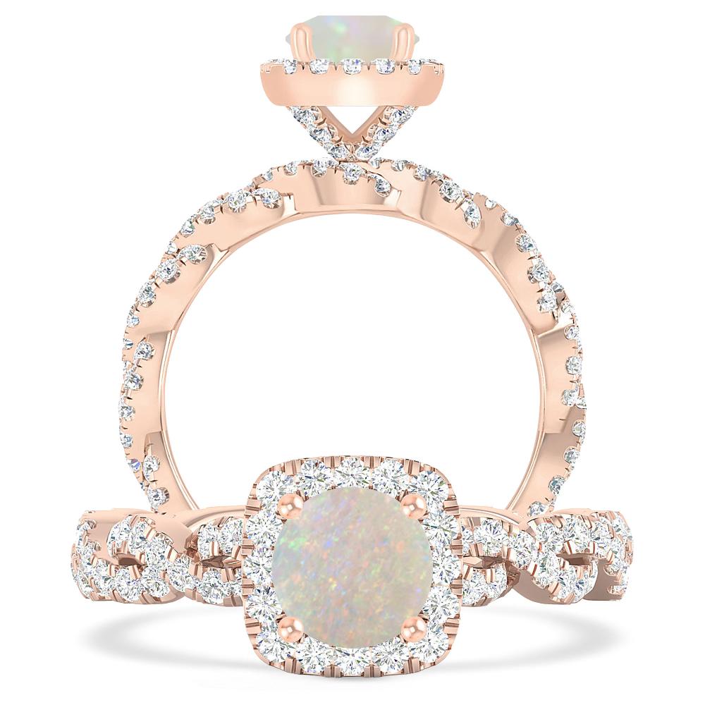 Rose Gold - Opal