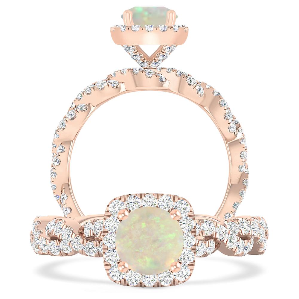 Rose Gold - Opal