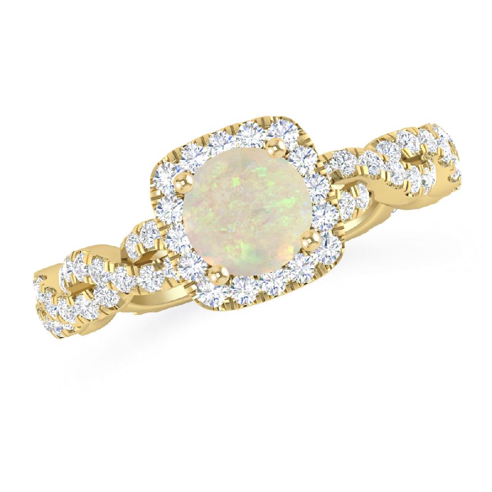 Yellow Gold - Opal