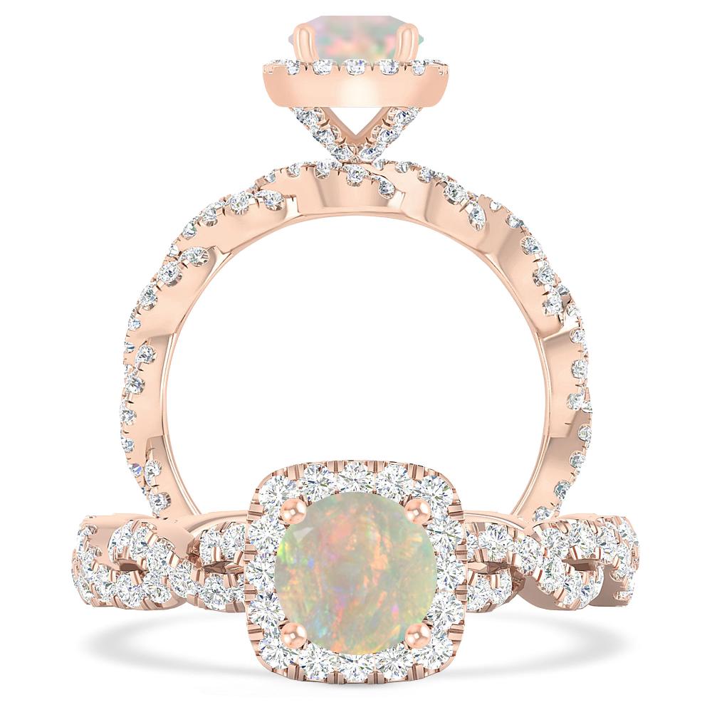 Rose Gold - Opal