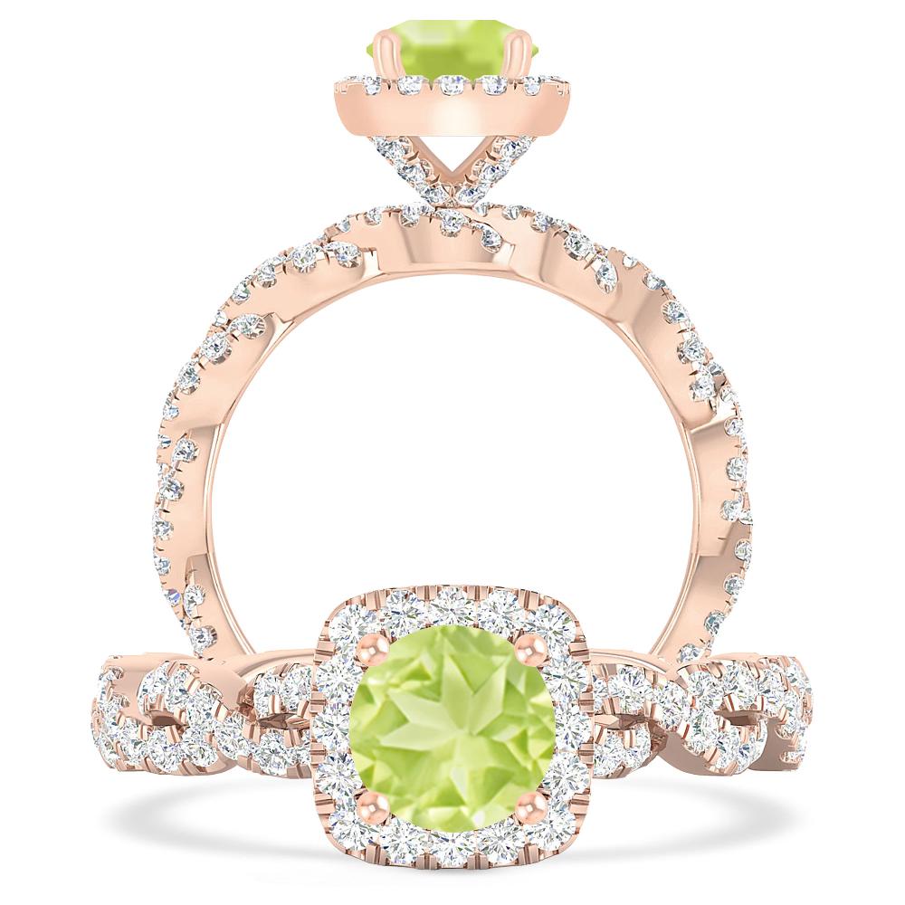 Rose Gold - Peridot