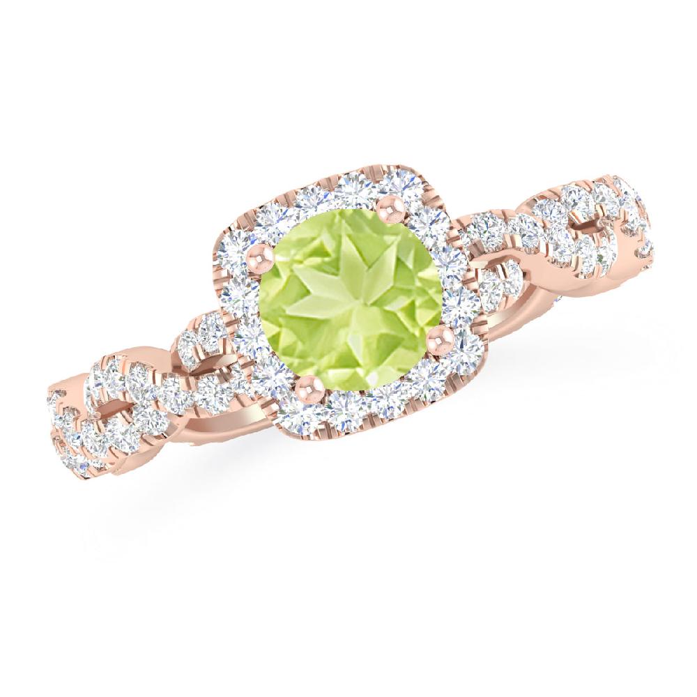 Rose Gold - Peridot