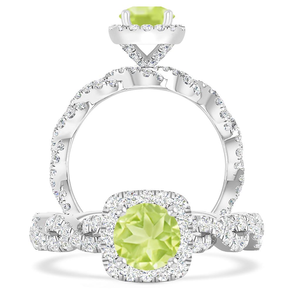 White Gold - Peridot