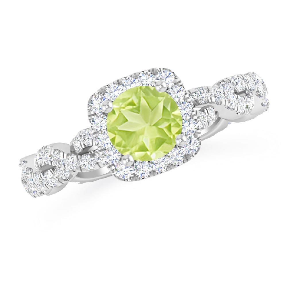 White Gold - Peridot