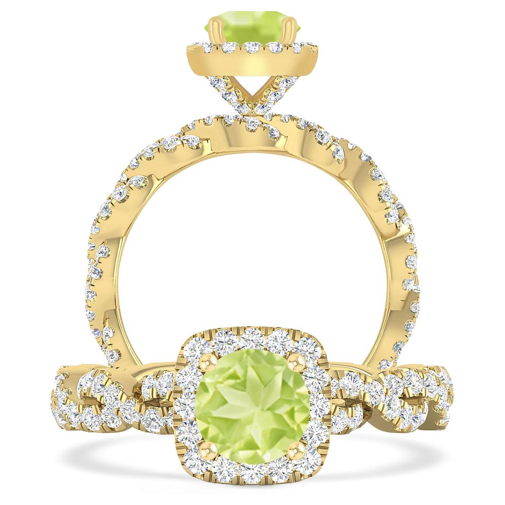 Yellow Gold - Peridot