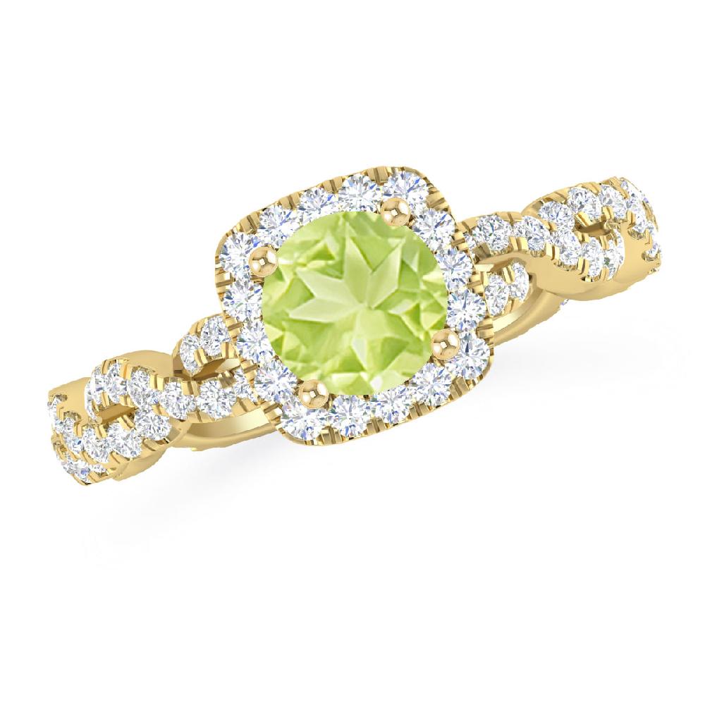 Yellow Gold - Peridot