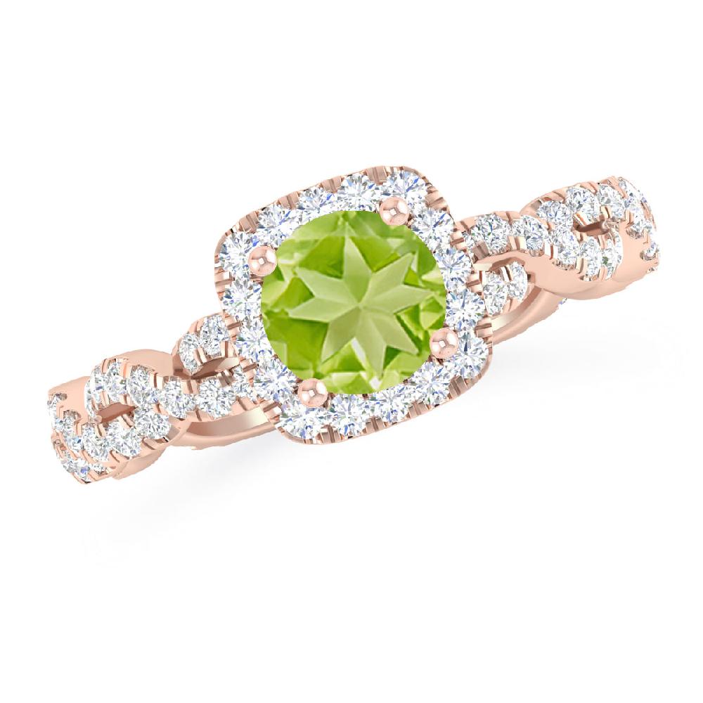 Rose Gold - Peridot