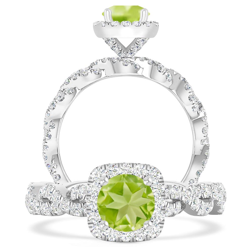 White Gold - Peridot