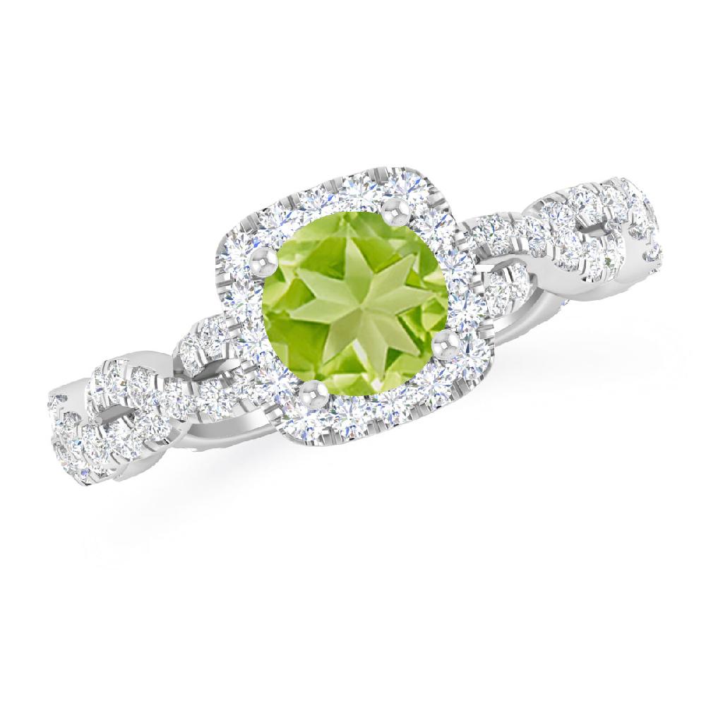 White Gold - Peridot