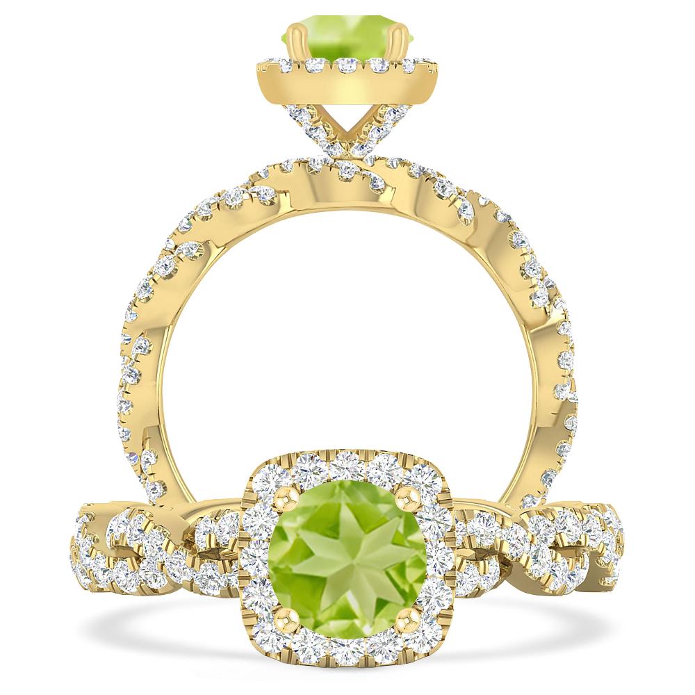 Yellow Gold - Peridot