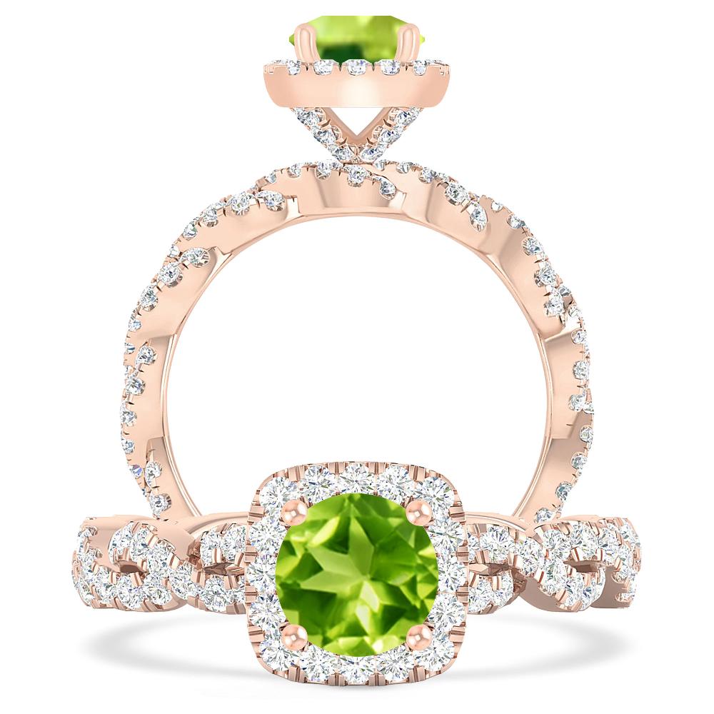 Rose Gold - Peridot