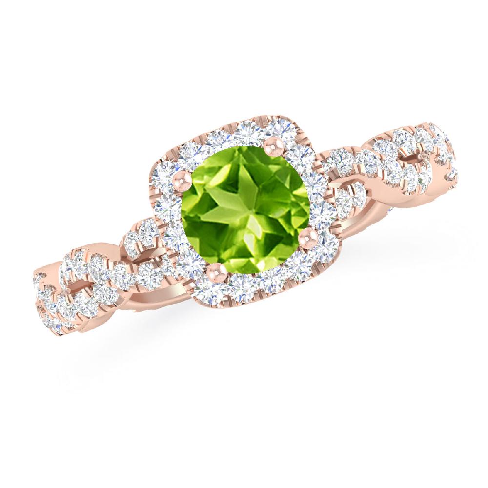 Rose Gold - Peridot