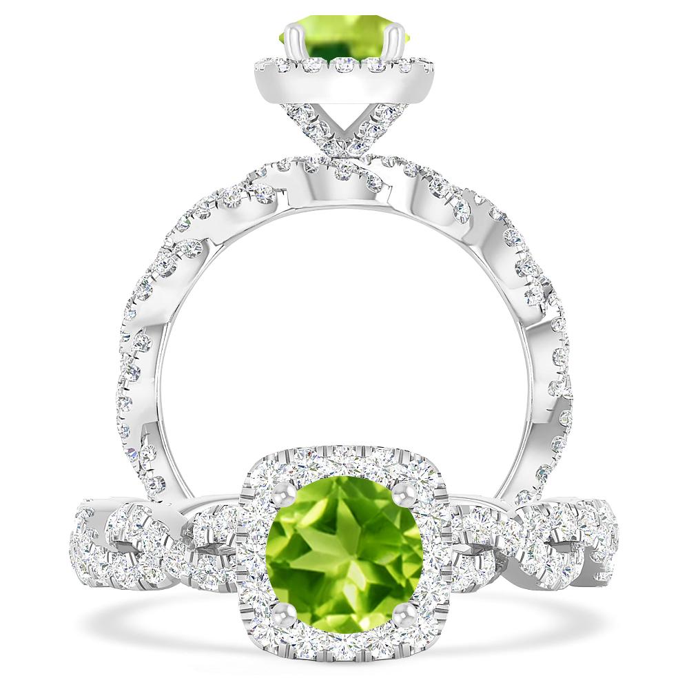 White Gold - Peridot