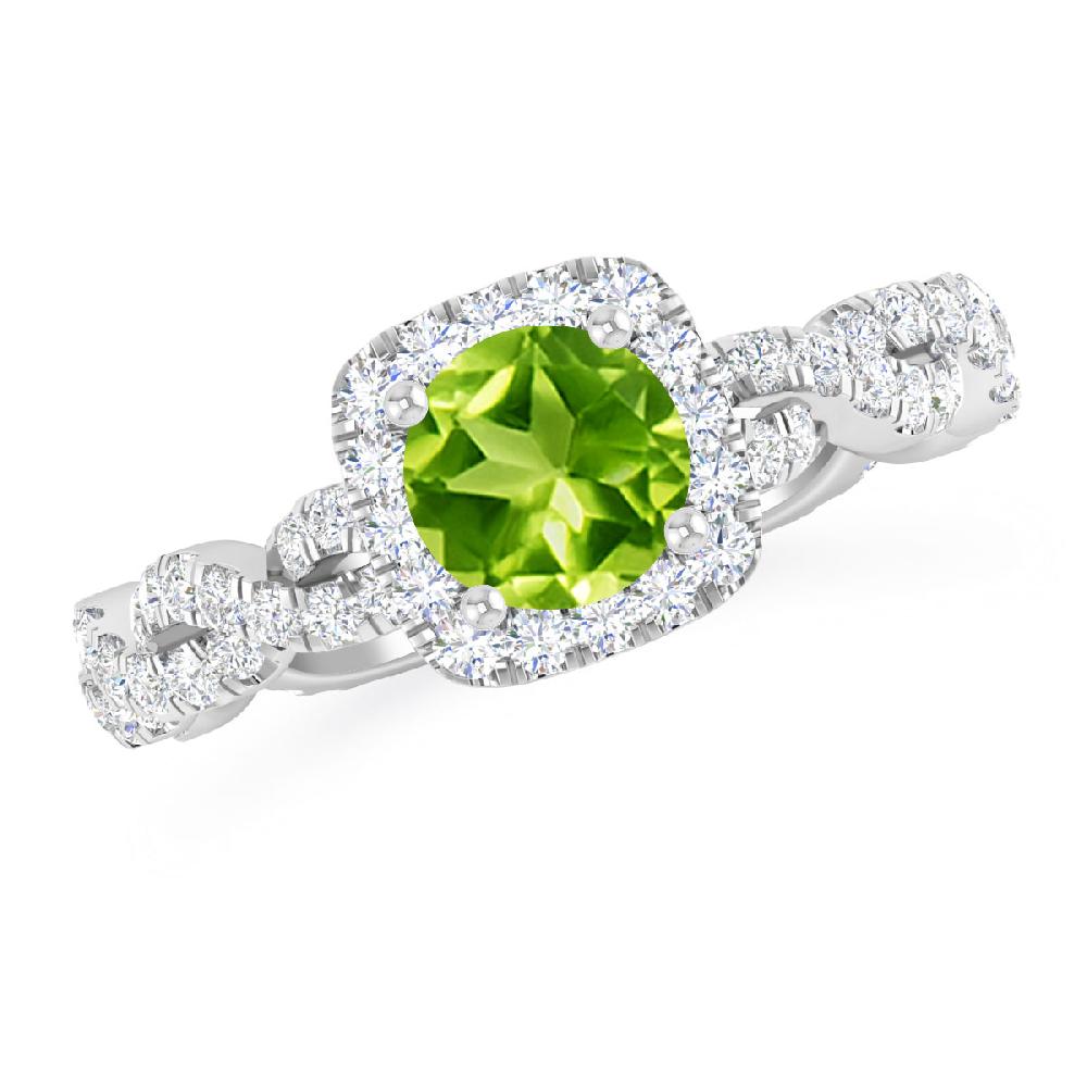 White Gold - Peridot