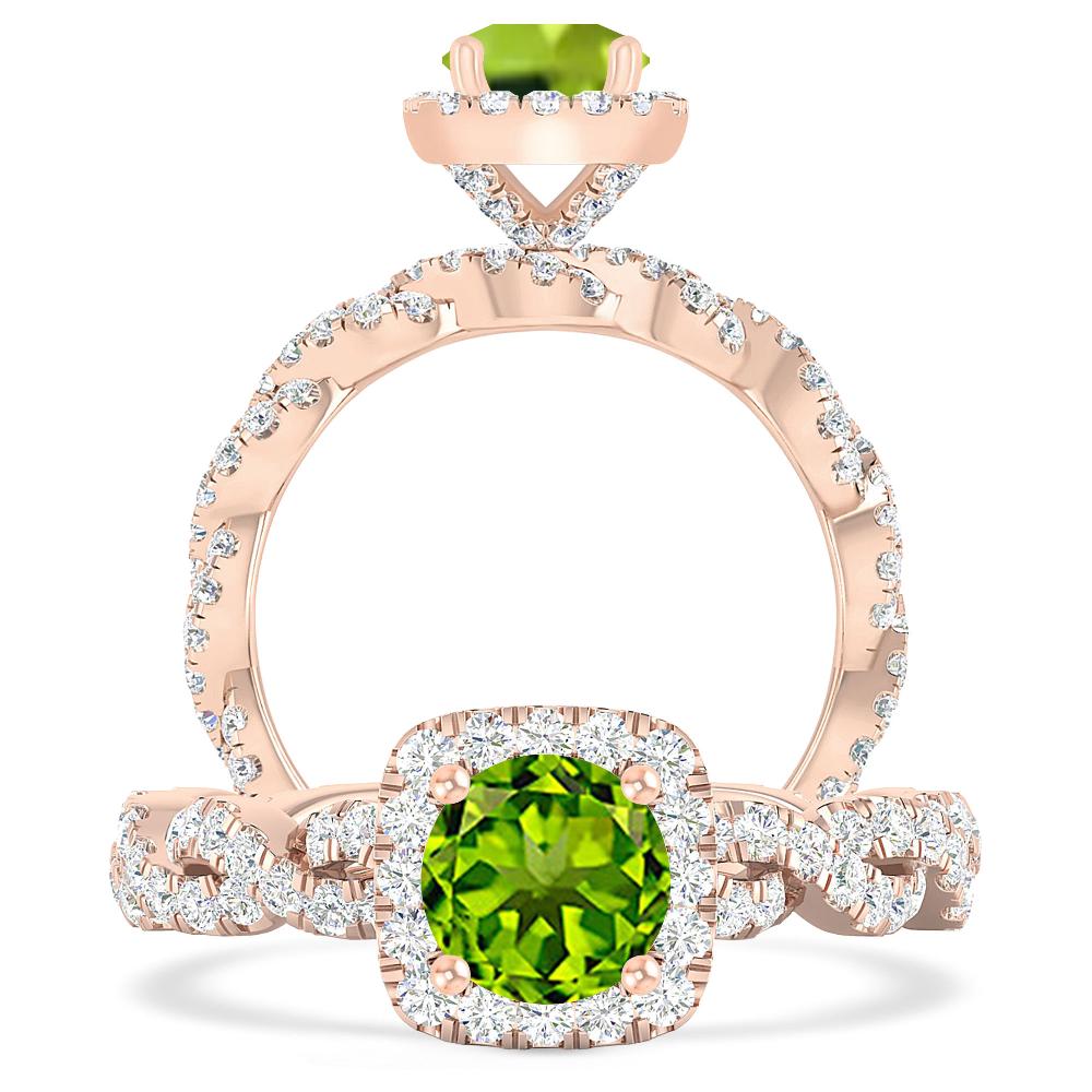 Rose Gold - Peridot