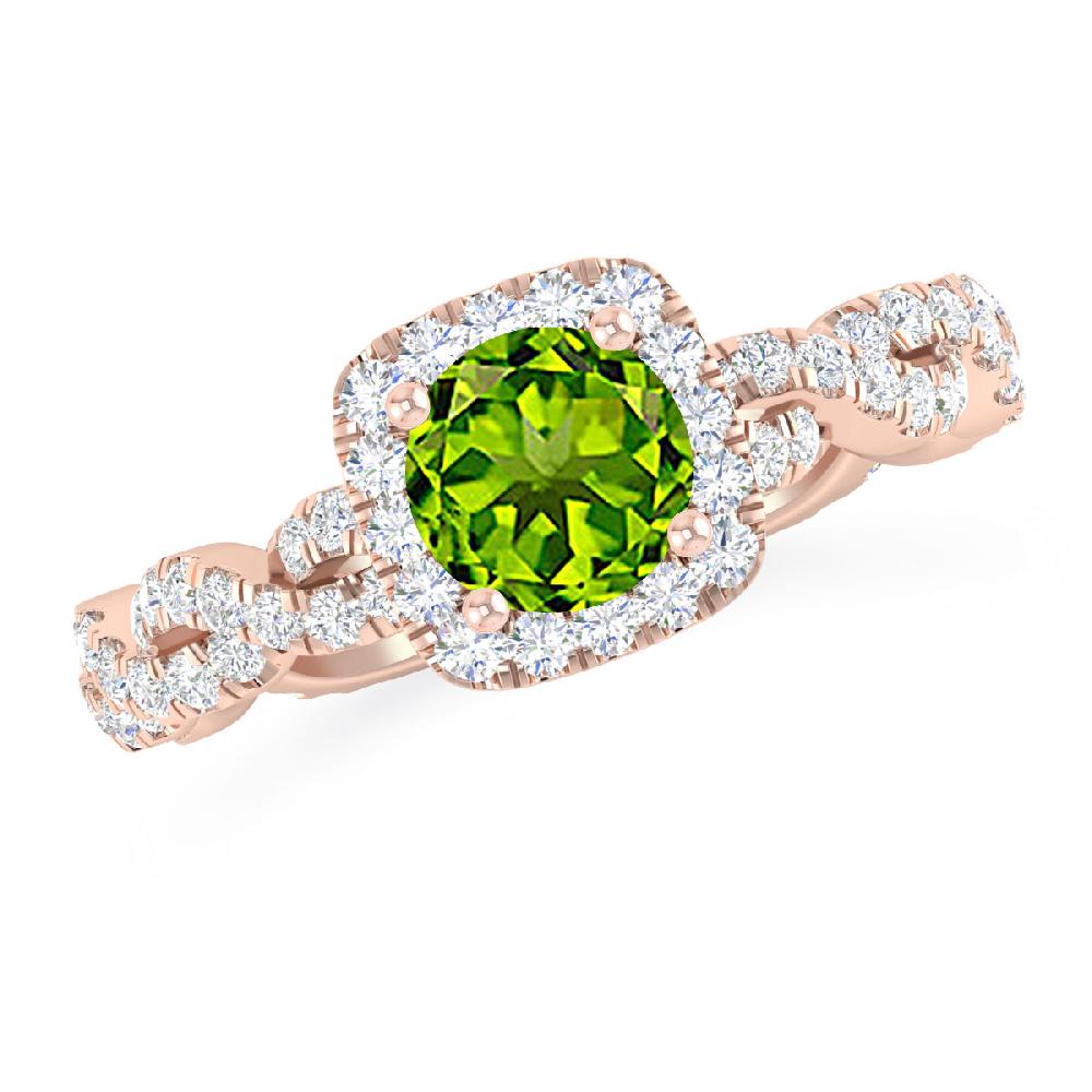 Rose Gold - Peridot