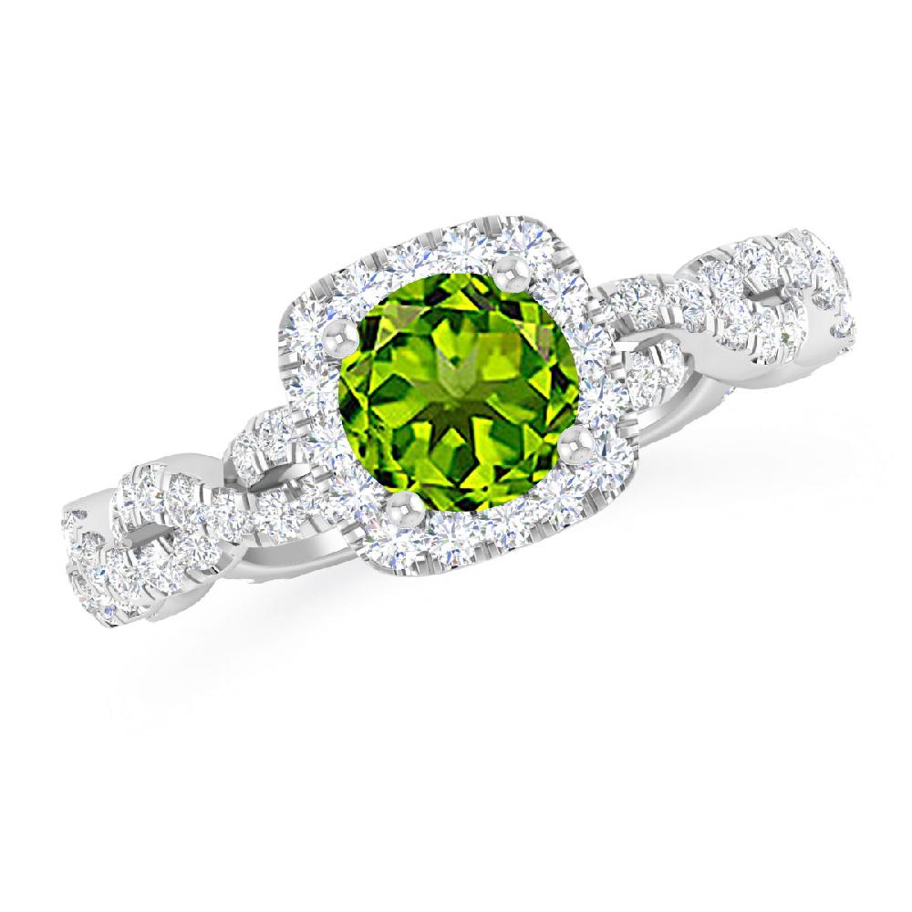 White Gold - Peridot