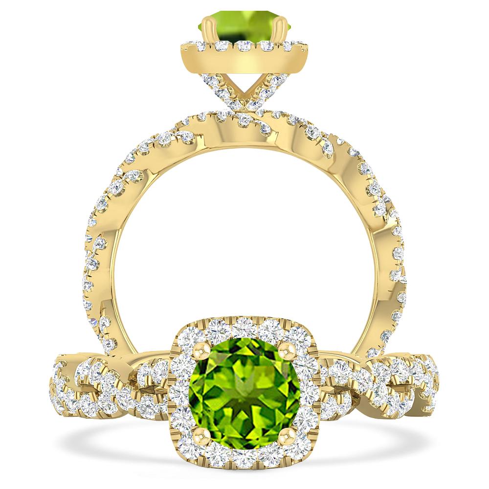 Yellow Gold - Peridot