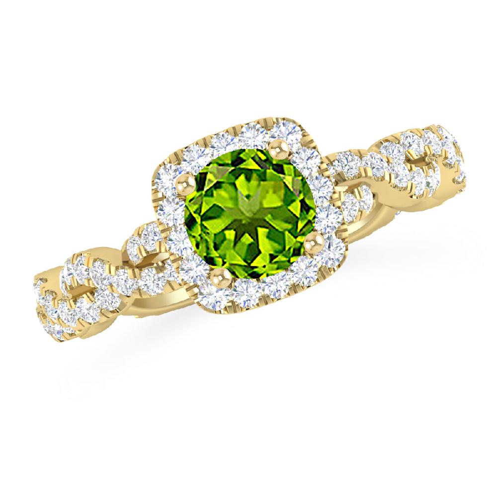 Yellow Gold - Peridot