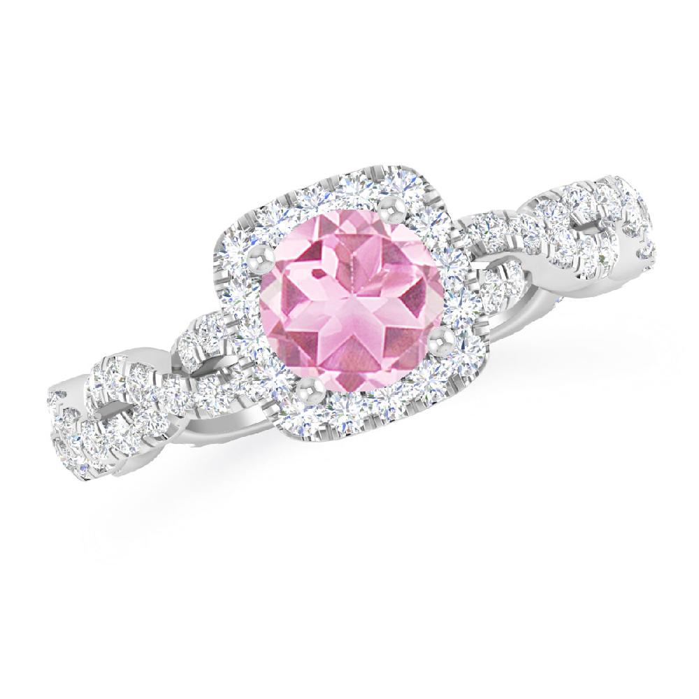 White Gold - Pink Tourmaline