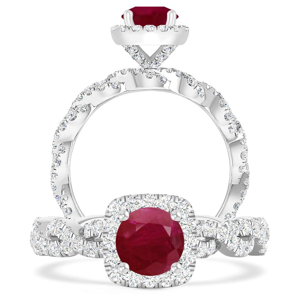 White Gold - Ruby