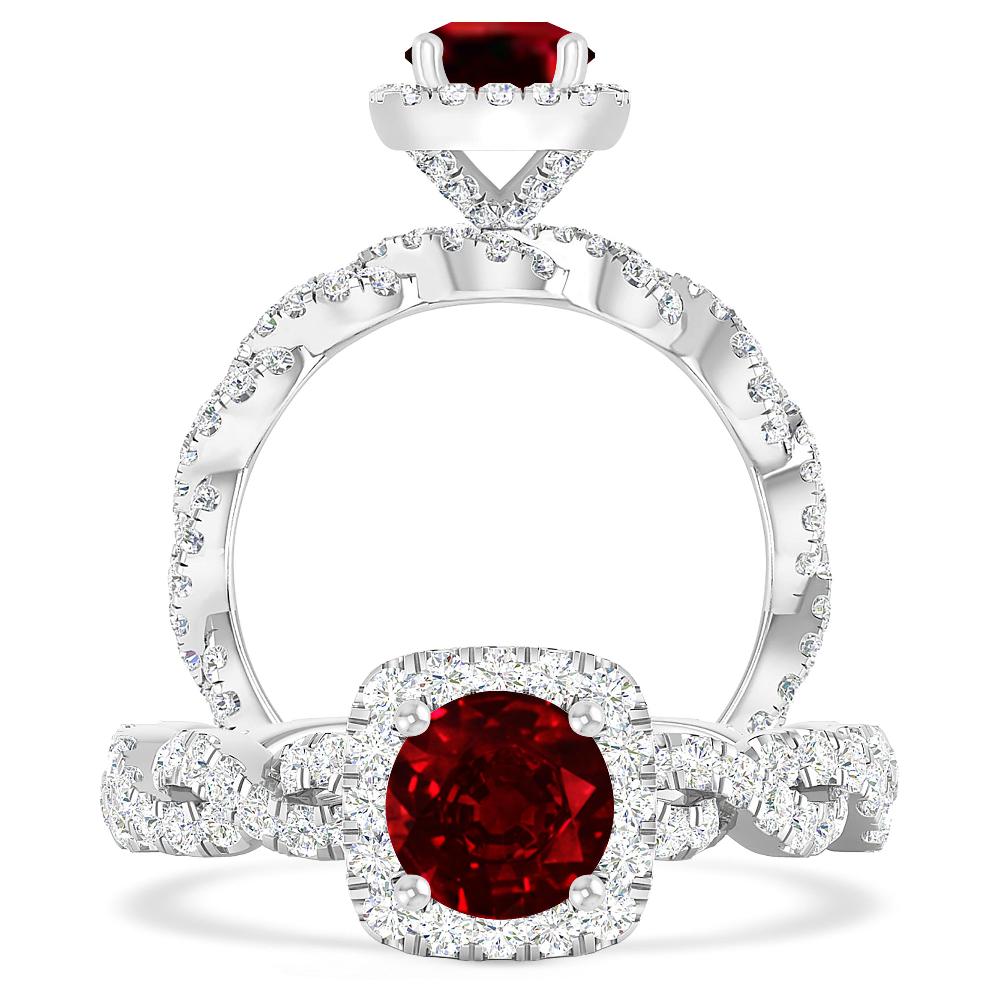 White Gold - Ruby