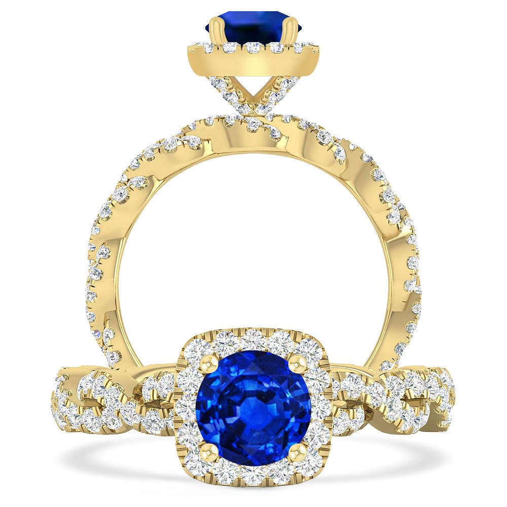 Yellow Gold - Sapphire