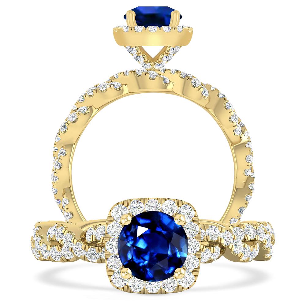 Yellow Gold - Sapphire