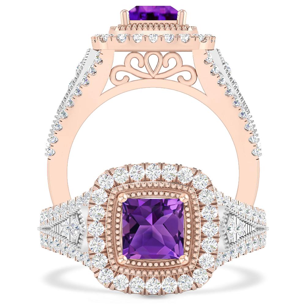 Rose Gold - Amethyst