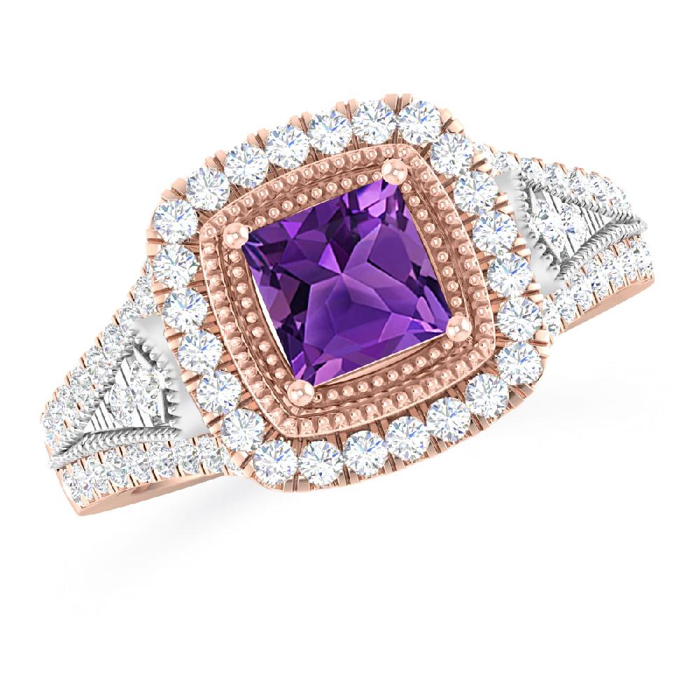 Rose Gold - Amethyst