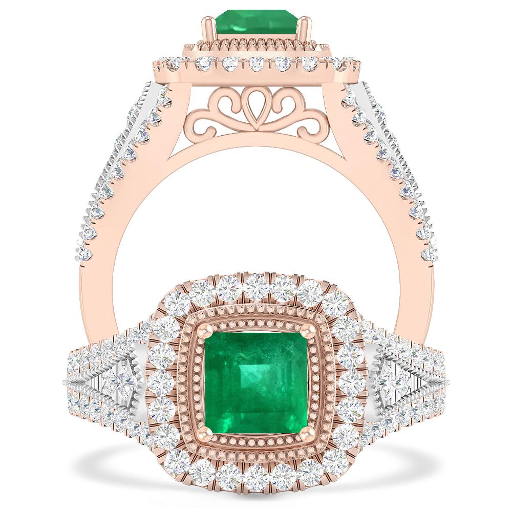 Rose Gold - Emerald