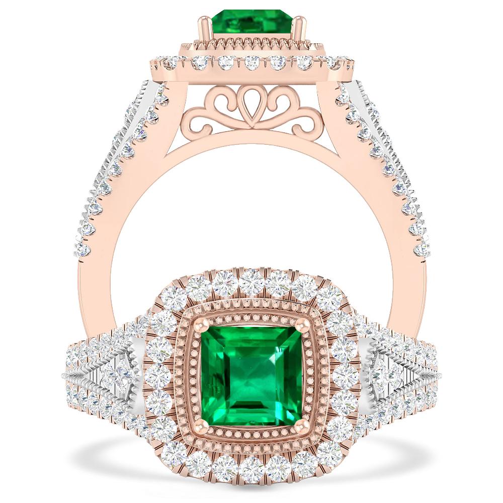 Rose Gold - Emerald